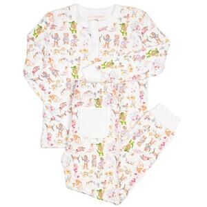 Smockingbird Baby Animal Print SEC College Mascot Mayhem Pajama Set Size 2T